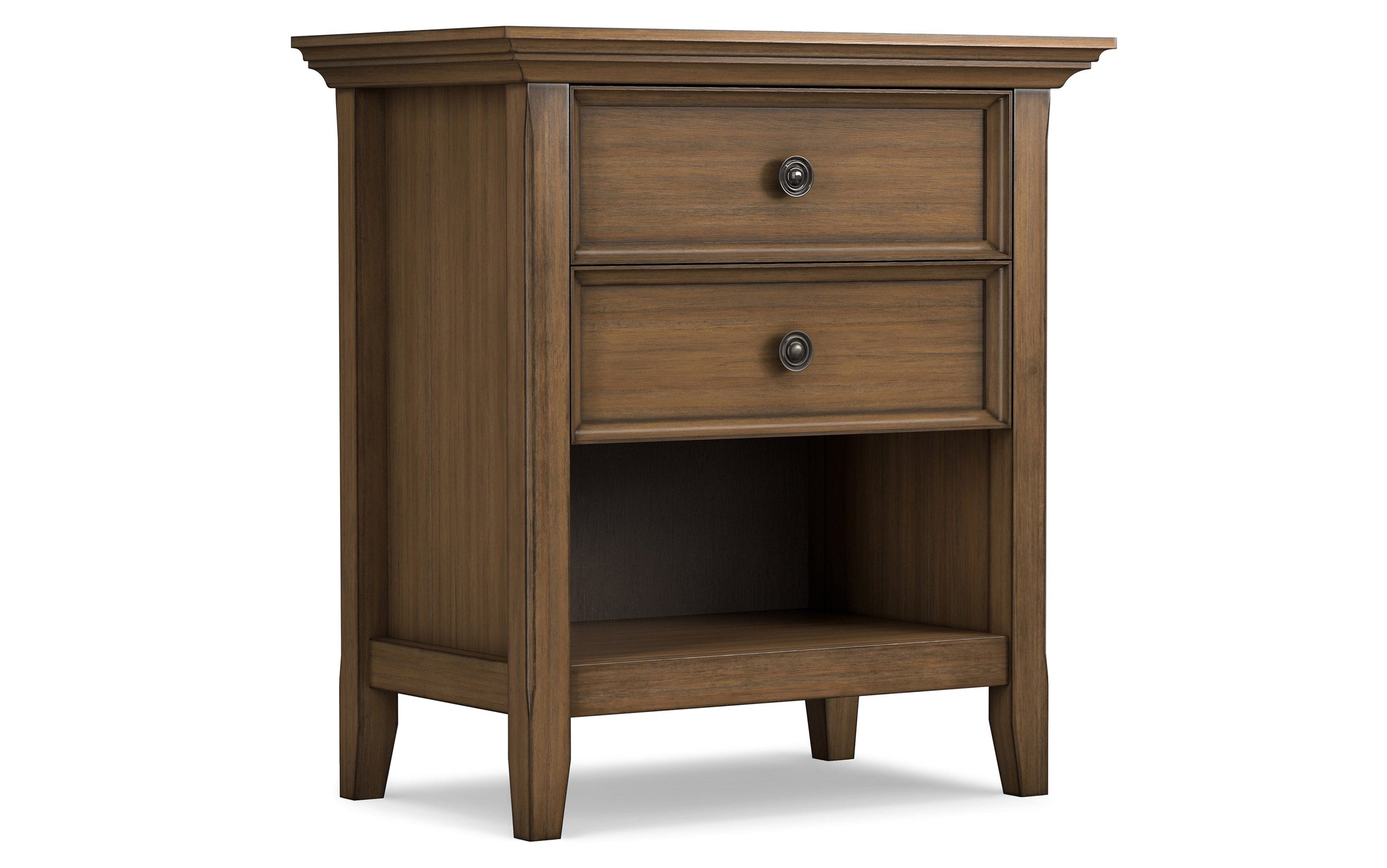 Rustic Natural Aged Brown | Amherst Bedside Table