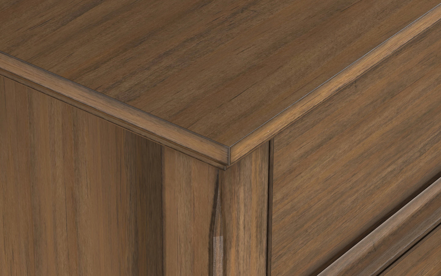 Rustic Natural Aged Brown | Amherst Bedside Table
