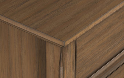 Rustic Natural Aged Brown | Amherst Bedside Table