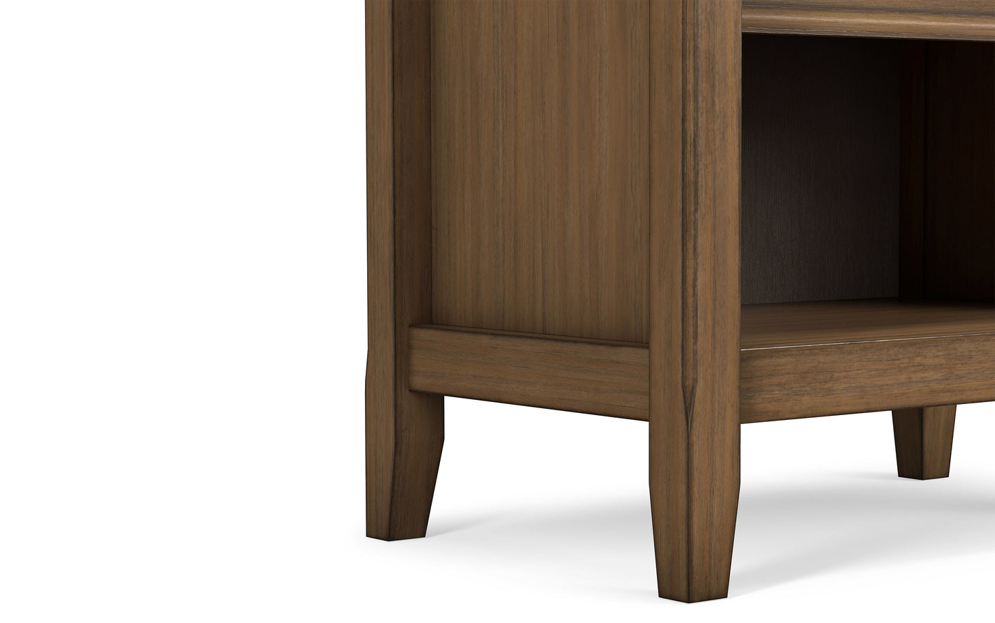 Rustic Natural Aged Brown | Amherst Bedside Table