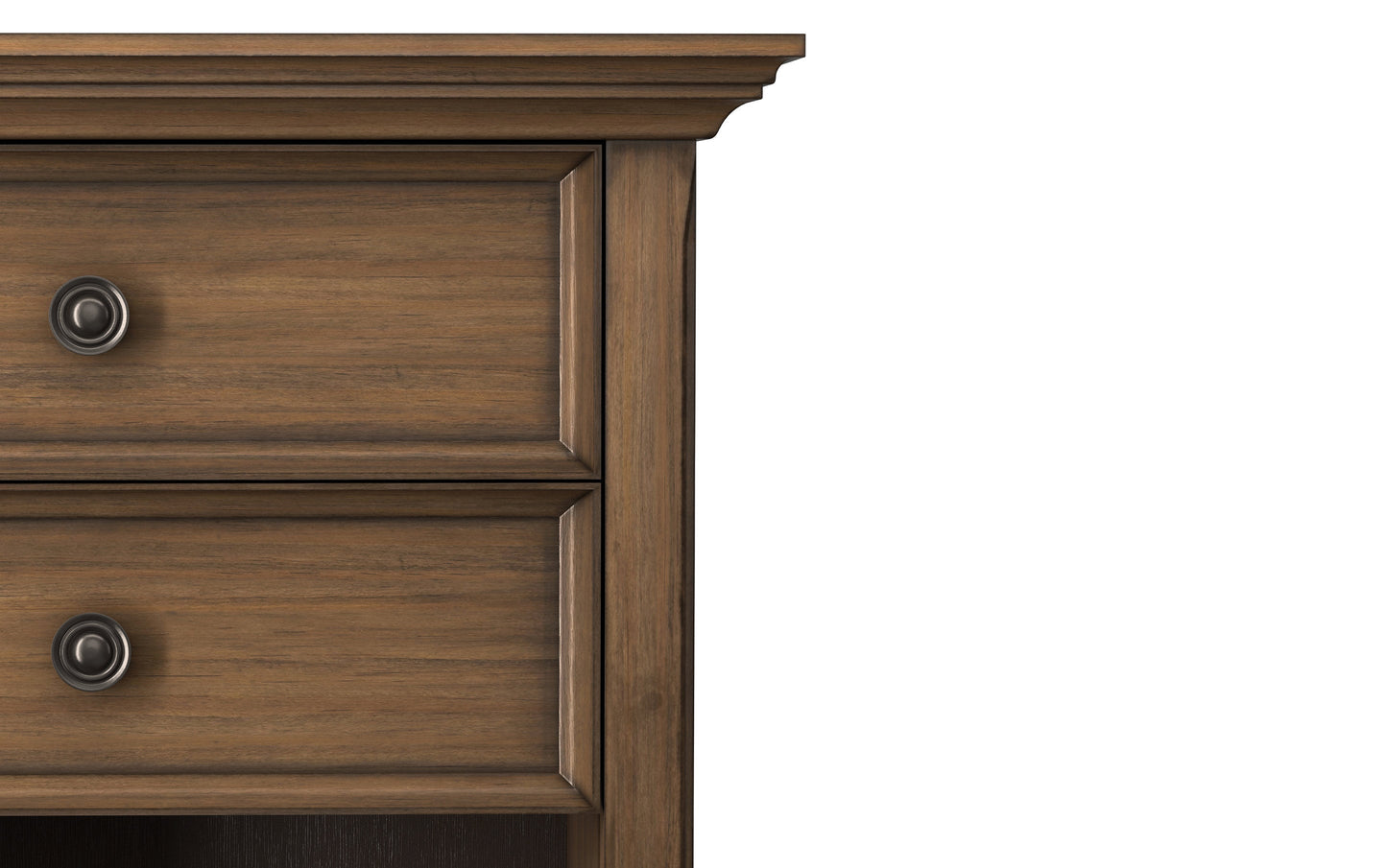 Rustic Natural Aged Brown | Amherst Bedside Table