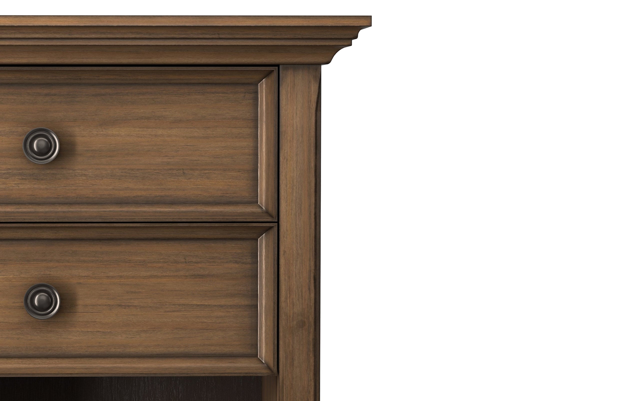 Rustic Natural Aged Brown | Amherst Bedside Table