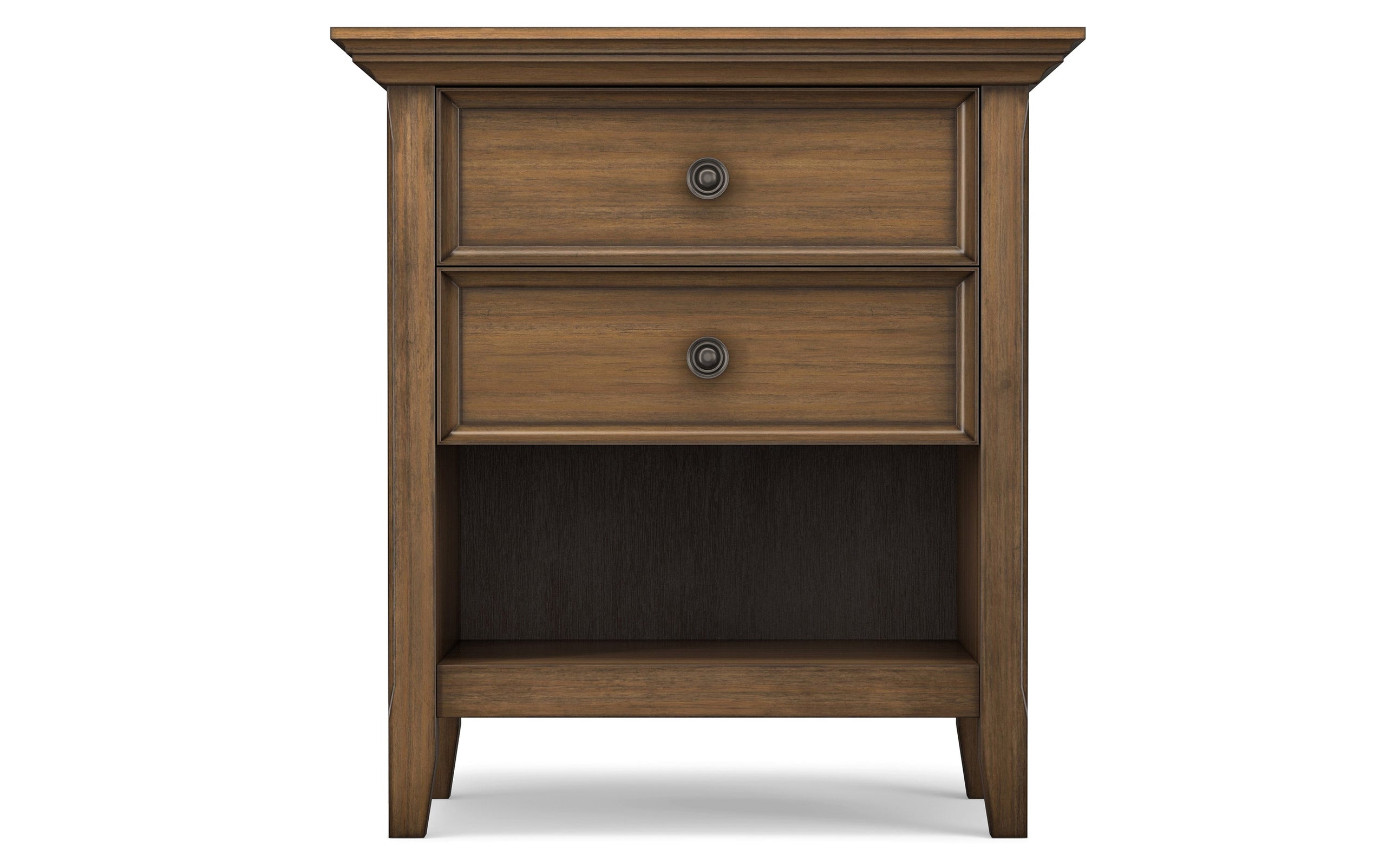 Rustic Natural Aged Brown | Amherst Bedside Table