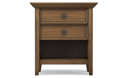Rustic Natural Aged Brown | Amherst Bedside Table