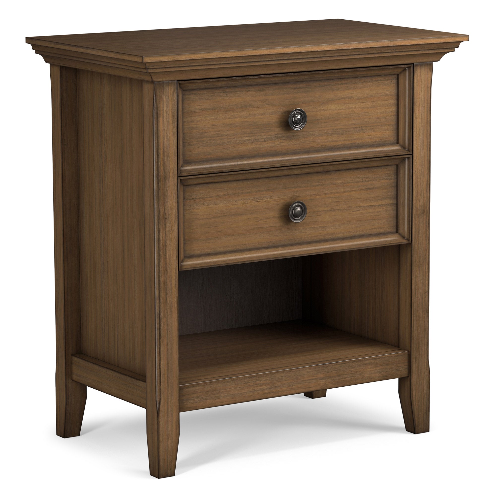 Rustic Natural Aged Brown | Amherst Bedside Table