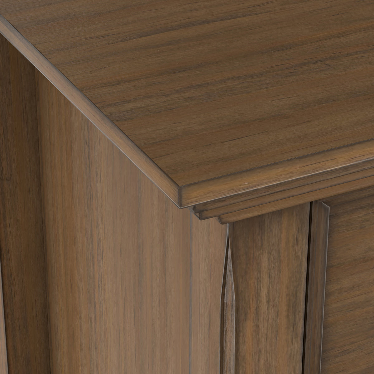 Rustic Natural Aged Brown | Amherst Bedside Table