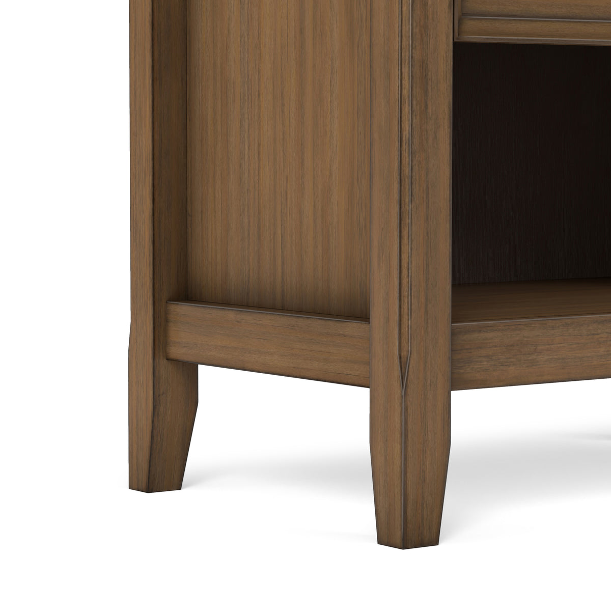 Rustic Natural Aged Brown | Amherst Bedside Table