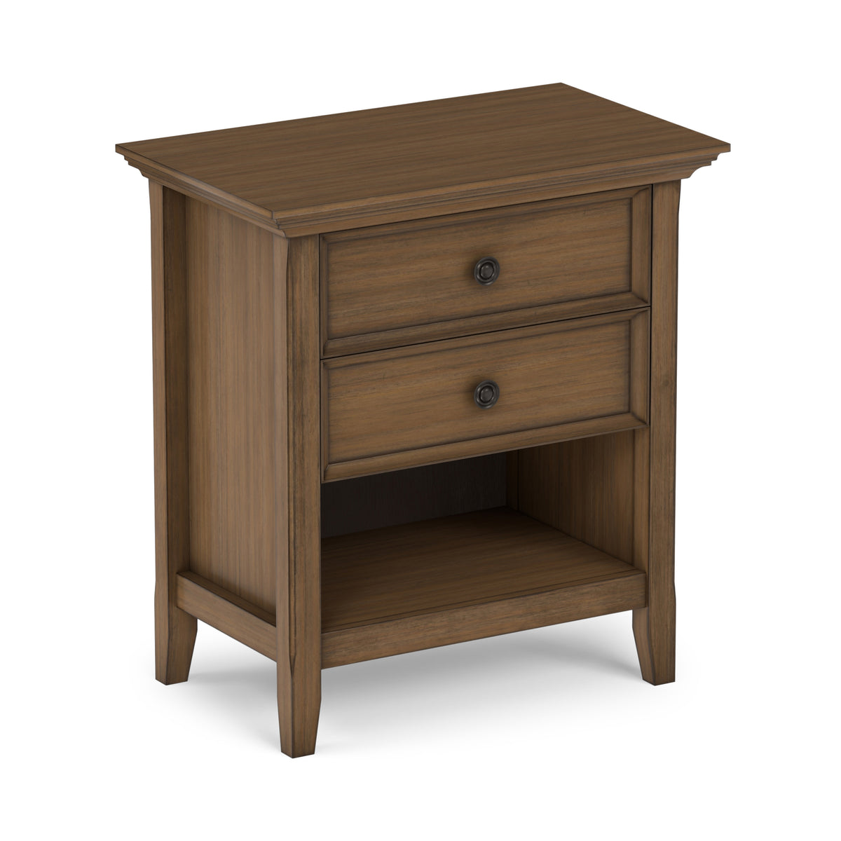 Rustic Natural Aged Brown | Amherst Bedside Table