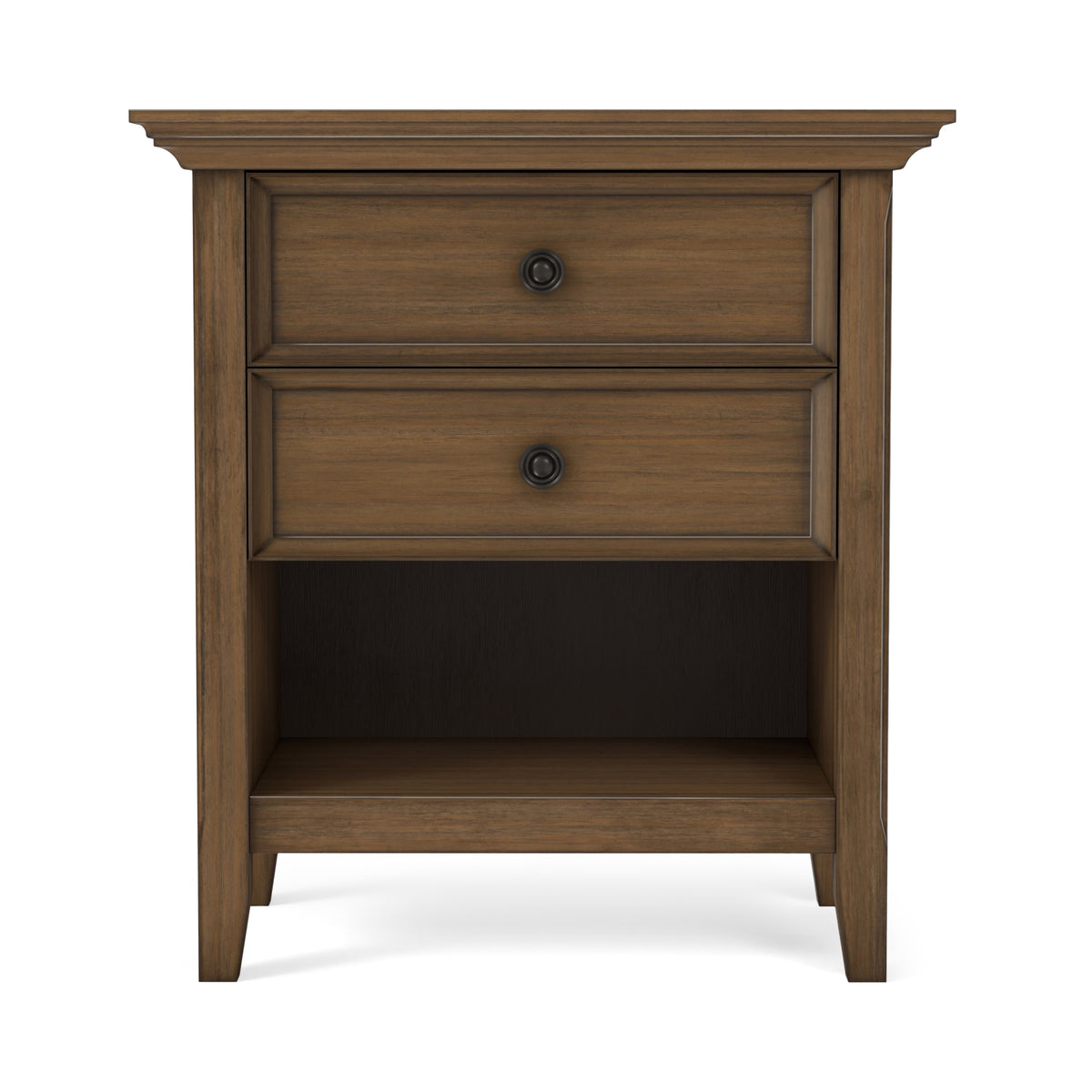 Rustic Natural Aged Brown | Amherst Bedside Table