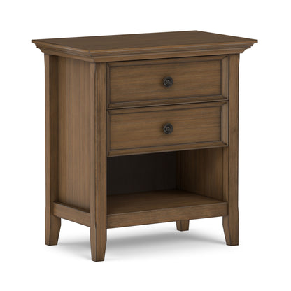 Rustic Natural Aged Brown | Amherst Bedside Table