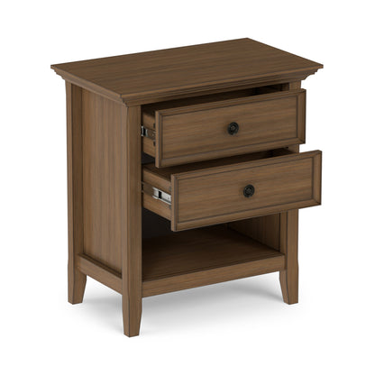 Rustic Natural Aged Brown | Amherst Bedside Table