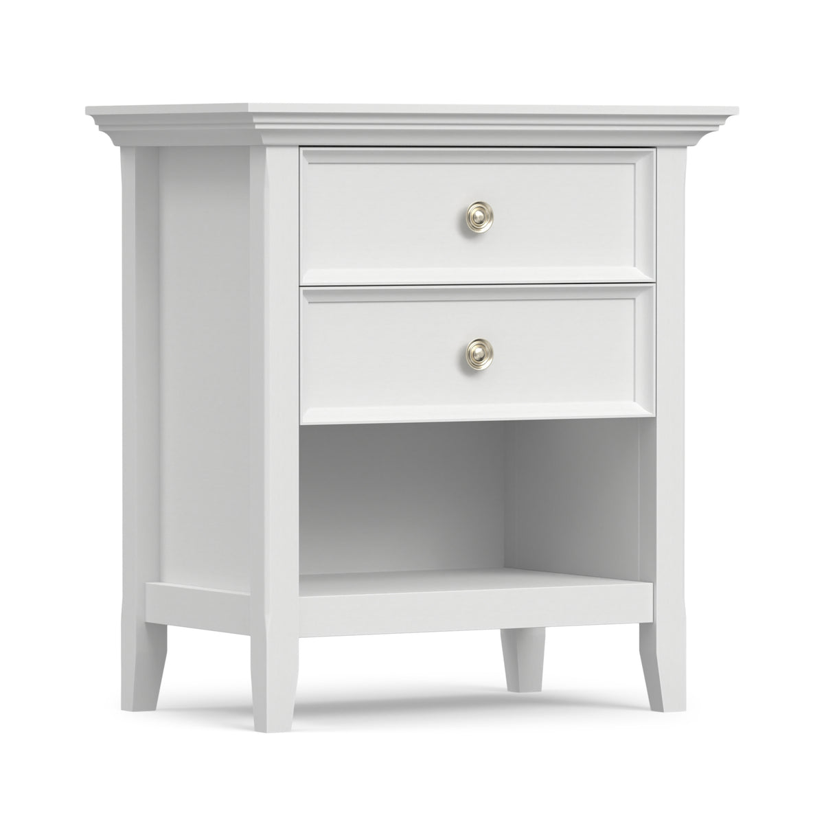 White | Amherst Bedside Table