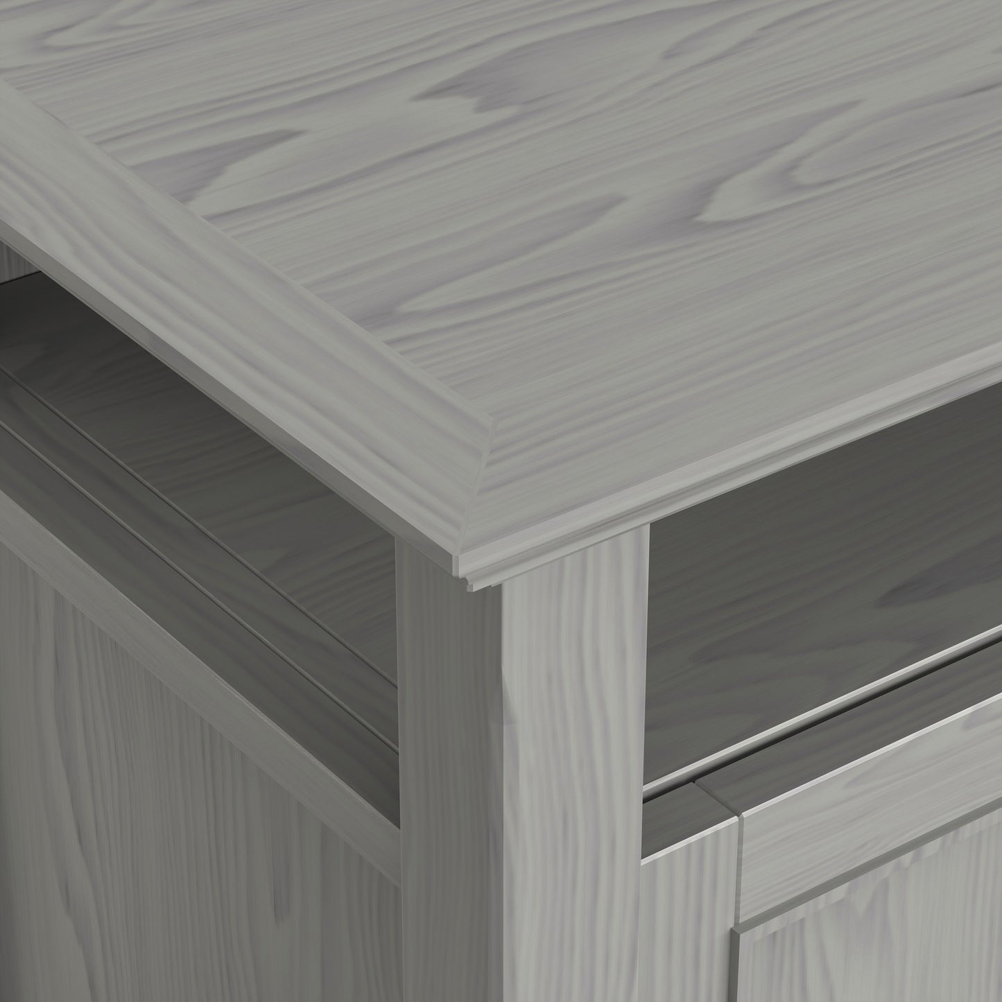 Fog Grey | Amherst 54 inch TV Media Stand
