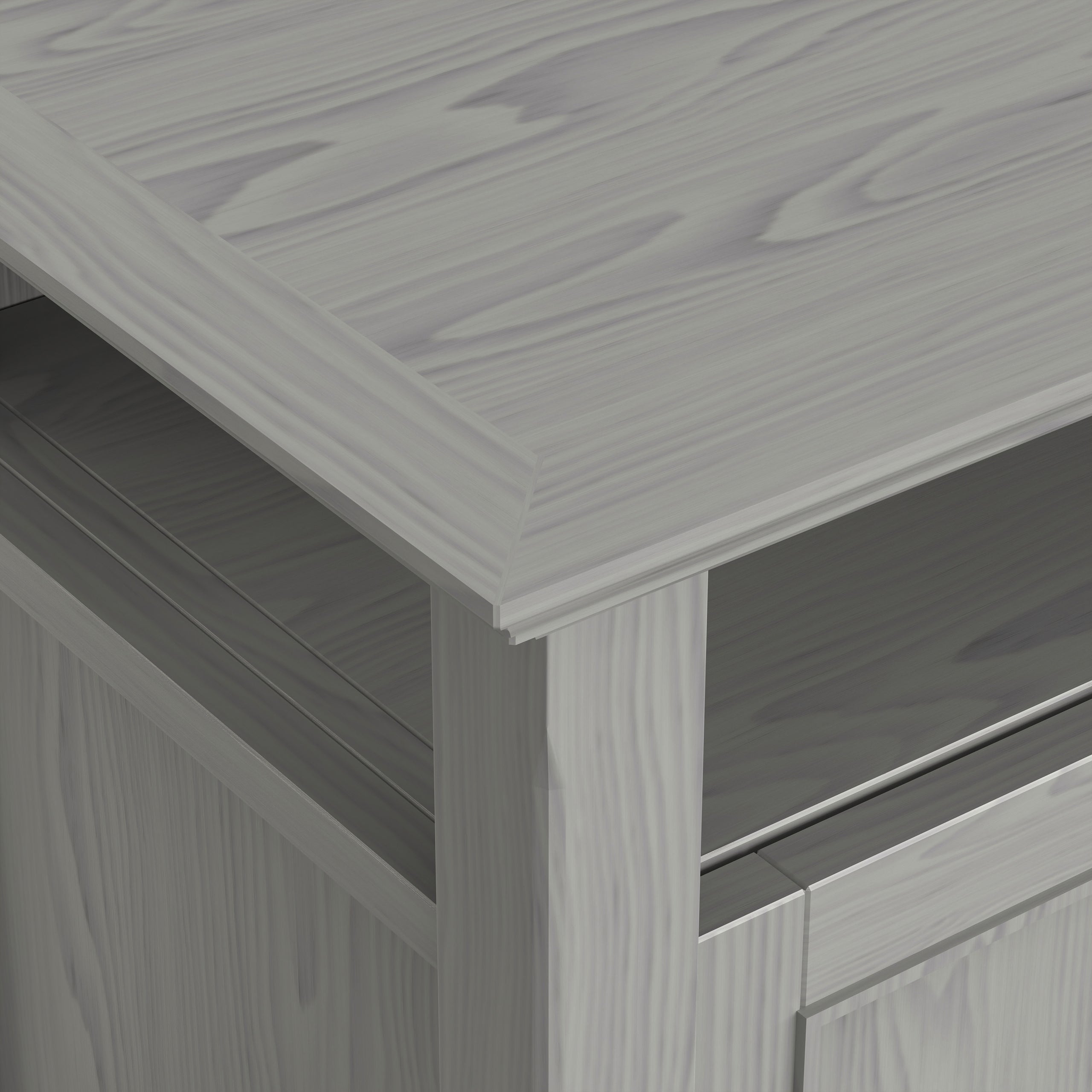Fog Grey | Amherst 54 inch TV Media Stand