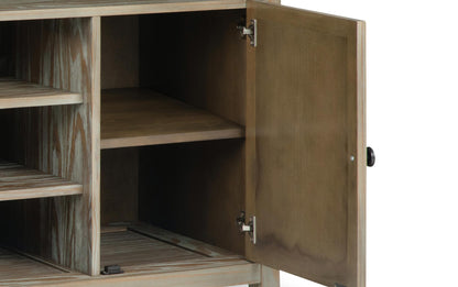 Distressed Grey | Amherst TV Media Stand