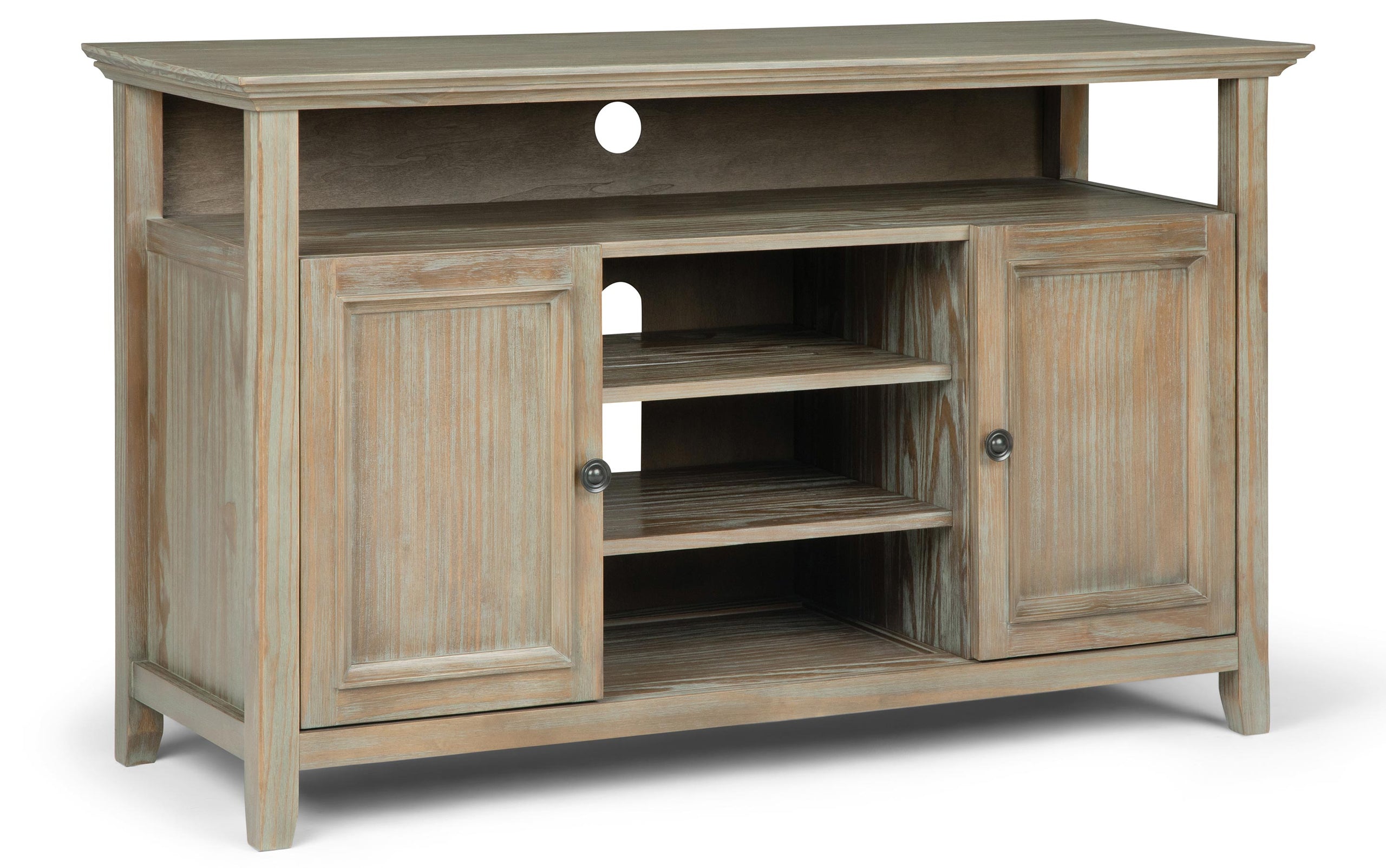 Distressed Grey | Amherst TV Media Stand