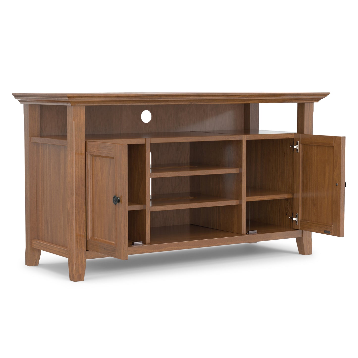 Medium Saddle Brown | Amherst 54 inch TV Media Stand