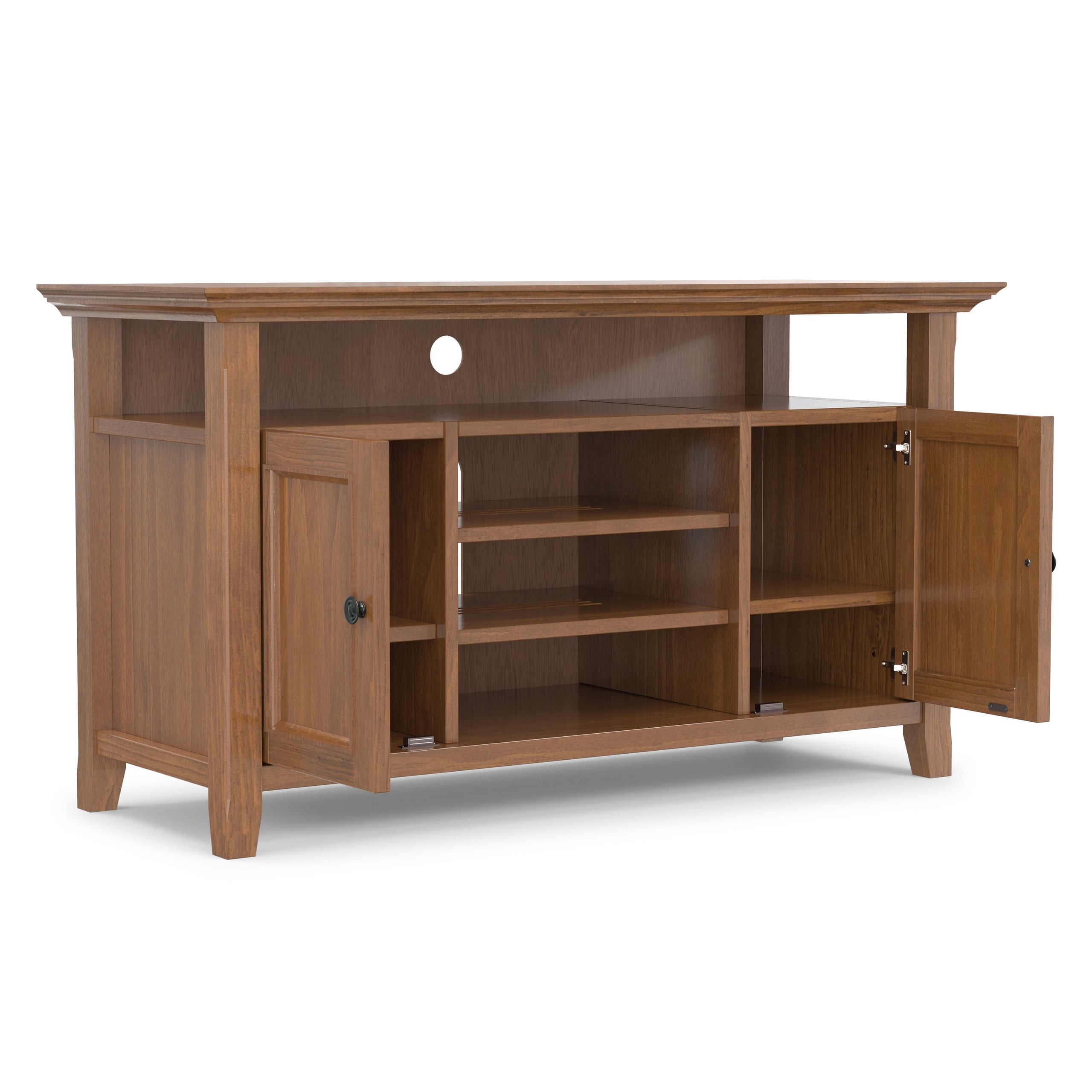 Medium Saddle Brown | Amherst 54 inch TV Media Stand