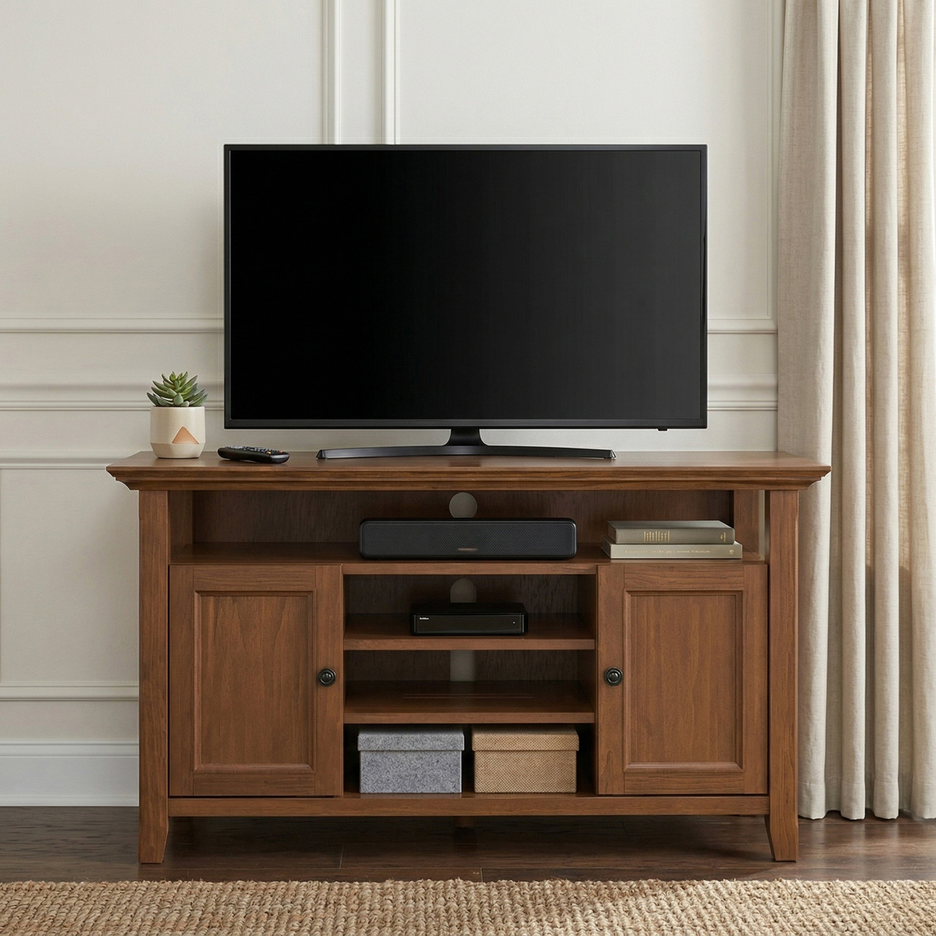55 Inch TV Stand | Amherst Media Console – Simpli Home