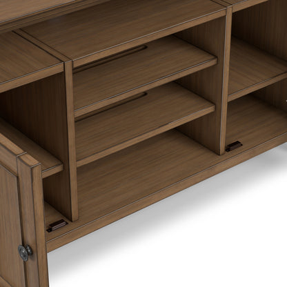 Rustic Natural Aged Brown | Amherst 54 inch TV Media Stand
