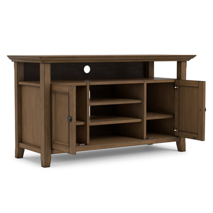 Rustic Natural Aged Brown | Amherst 54 inch TV Media Stand