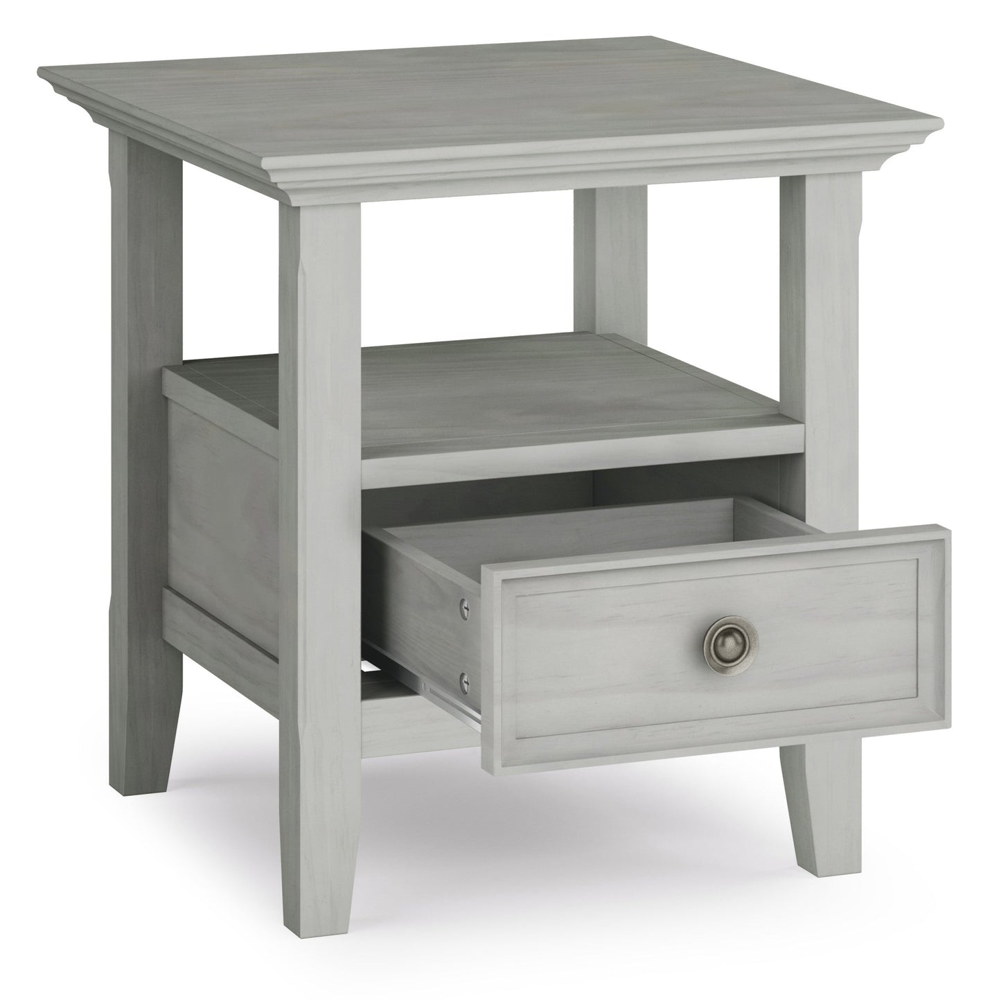 Fog Grey | Amherst End Side Table