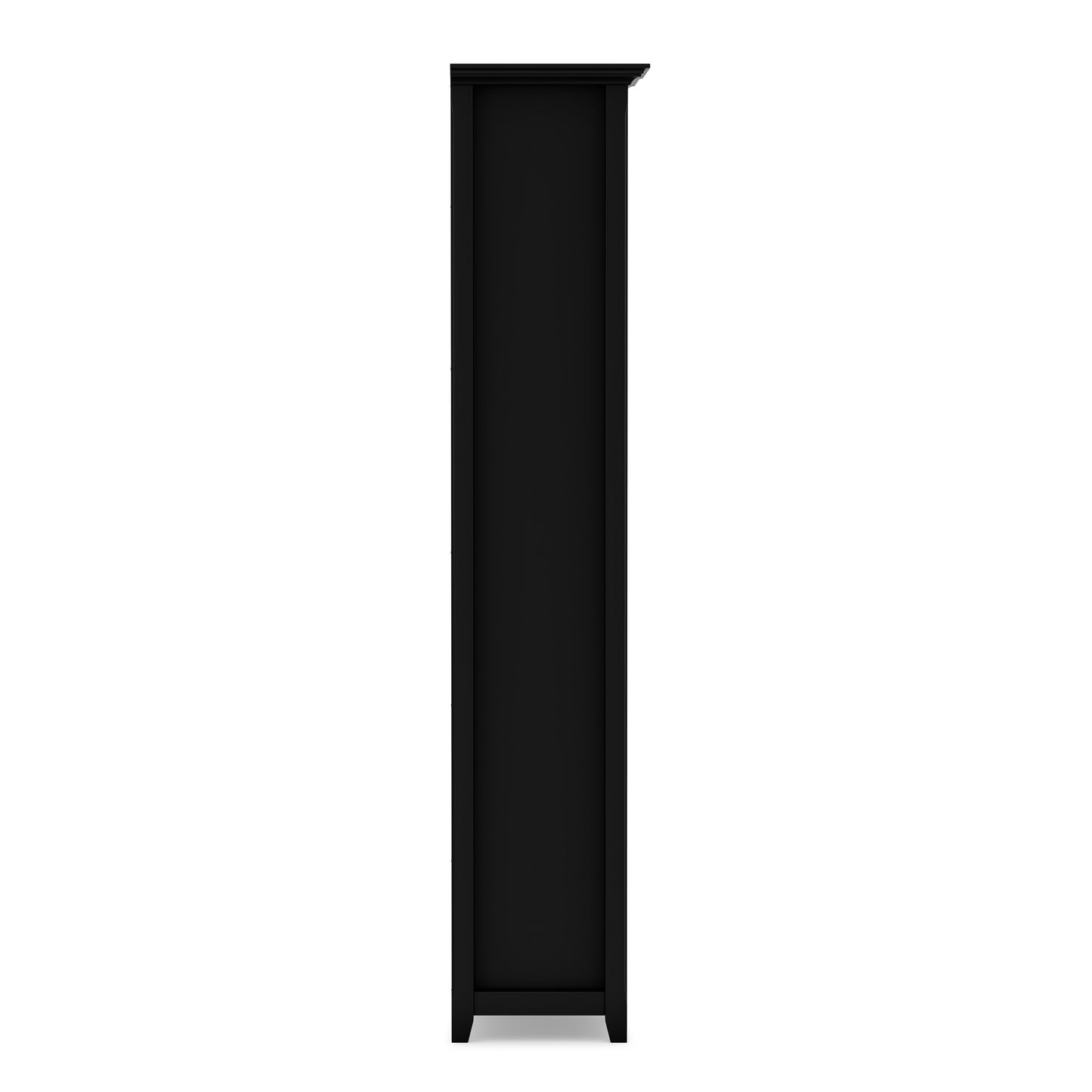 Black/Smoky Brown | Amherst 30 inch 5 Shelf Bookcase