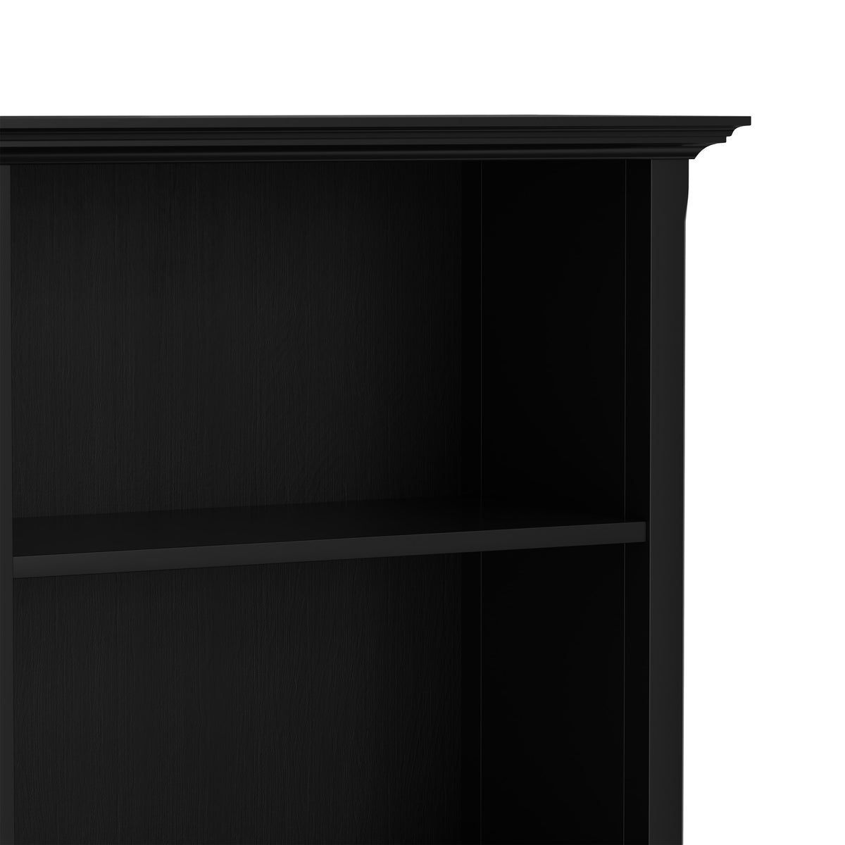 Black | Amherst 30 inch 5 Shelf Bookcase