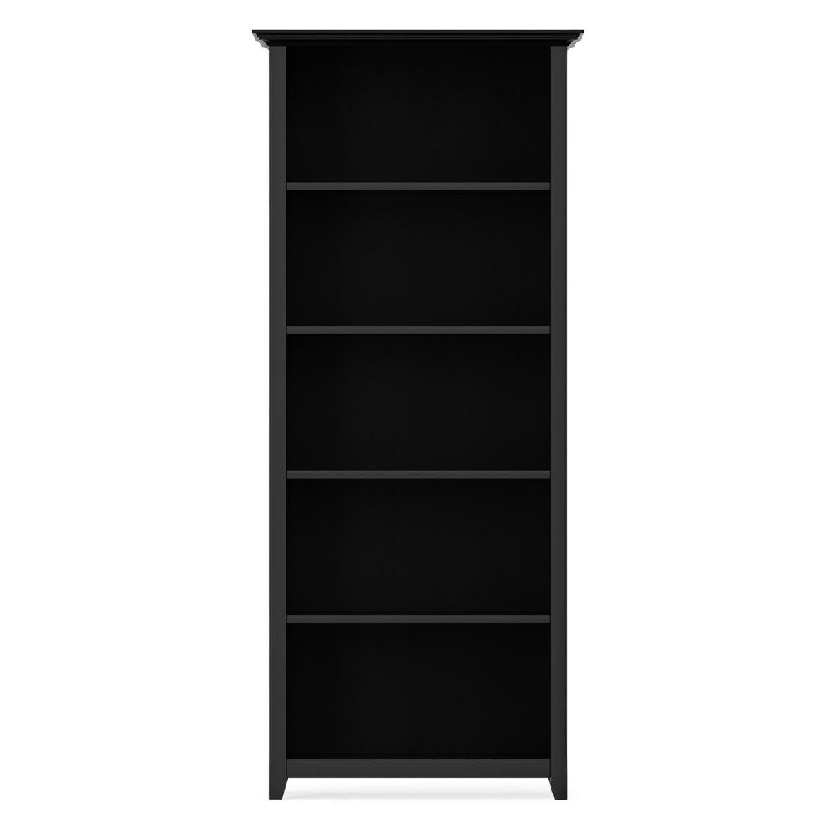 Black | Amherst 30 inch 5 Shelf Bookcase
