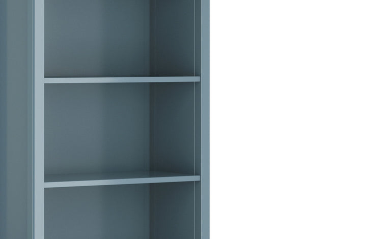 French Blue | Amherst 5 Shelf Bookcase