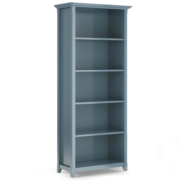 French Blue | Amherst 5 Shelf Bookcase