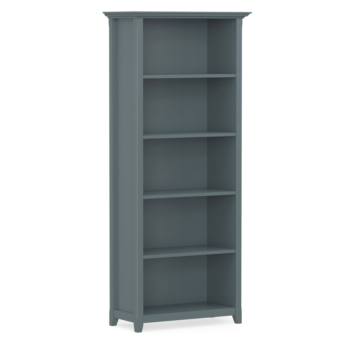 French Blue | Amherst 30 inch 5 Shelf Bookcase