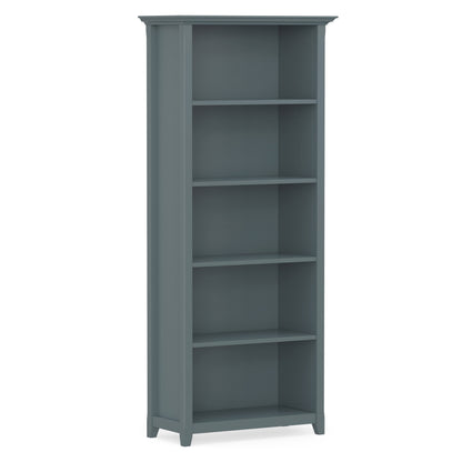 French Blue | Amherst 30 inch 5 Shelf Bookcase
