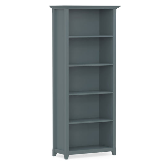 French Blue | Amherst 30 inch 5 Shelf Bookcase