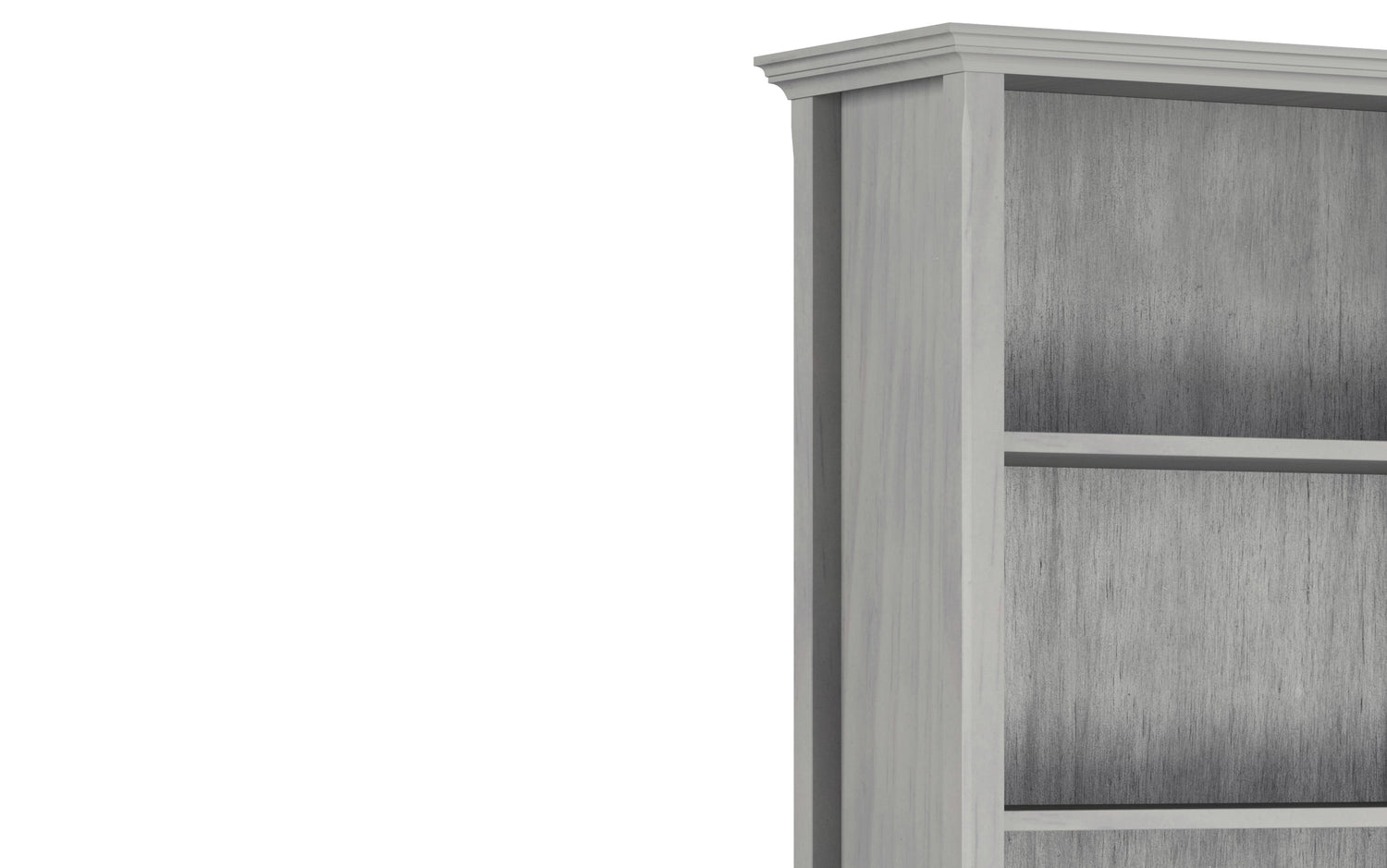 Fog Grey | Amherst 5 Shelf Bookcase