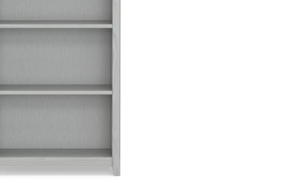 Fog Grey | Amherst 5 Shelf Bookcase