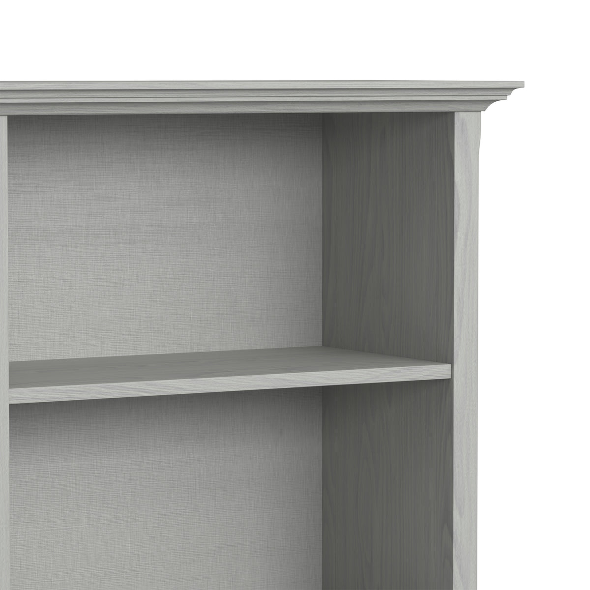 Fog Grey | Amherst 30 inch 5 Shelf Bookcase