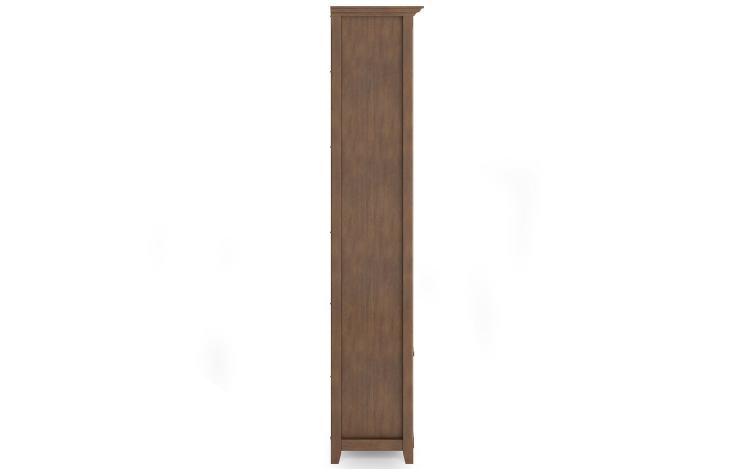 Rustic Natural Aged Brown | Amherst 5 Shelf Bookcase