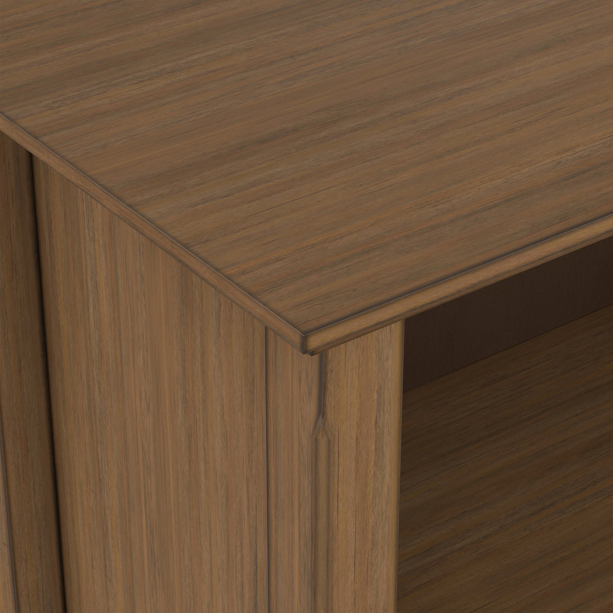Rustic Natural Aged Brown | Amherst 30 inch 5 Shelf Bookcase