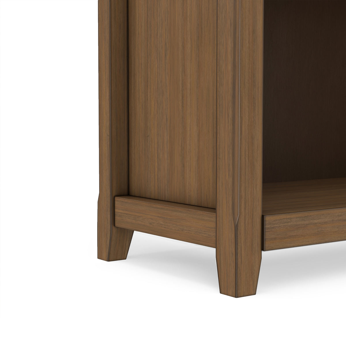 Rustic Natural Aged Brown | Amherst 30 inch 5 Shelf Bookcase