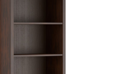 Russet Brown | Amherst 5 Shelf Bookcase