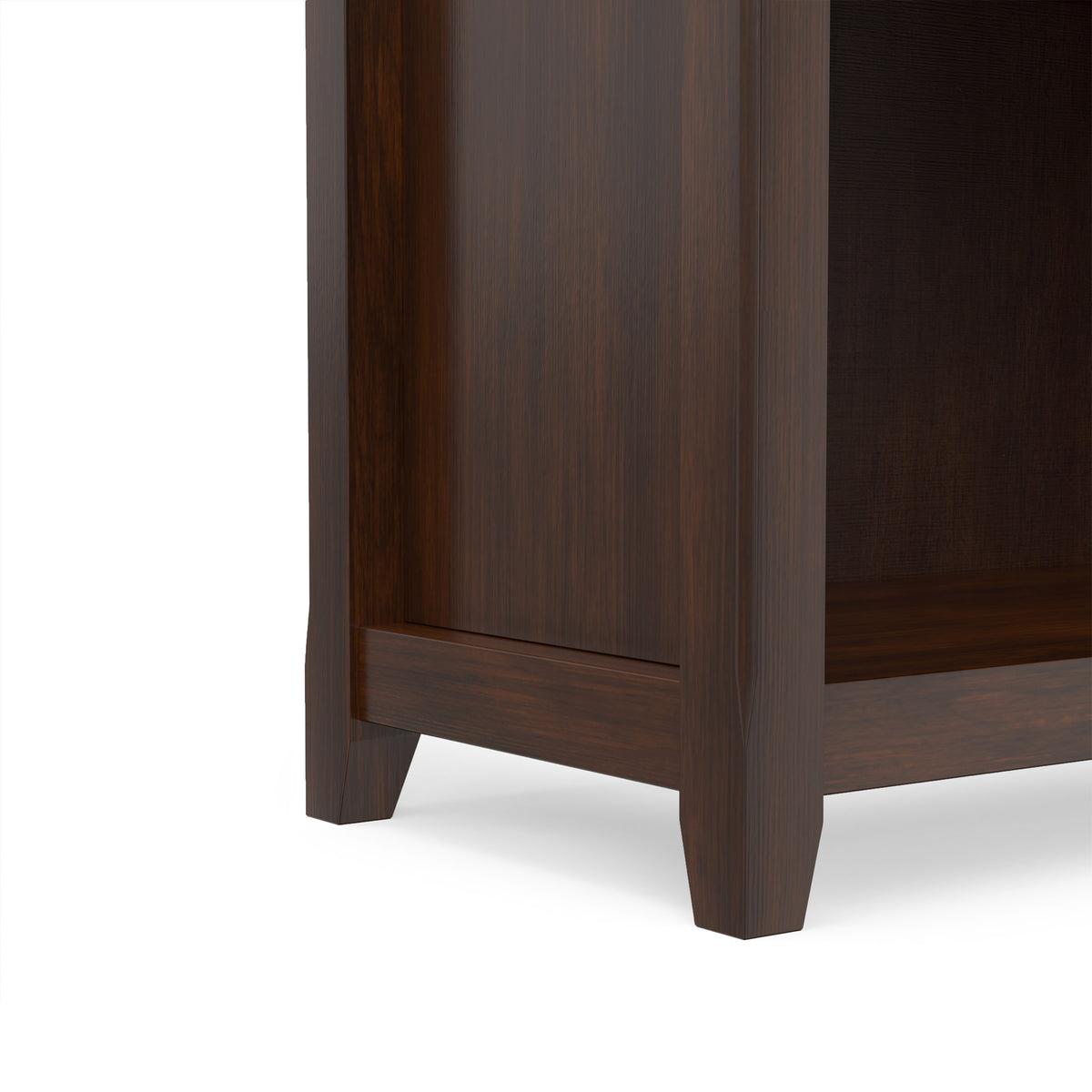 Russet Brown | Amherst 30 inch 5 Shelf Bookcase