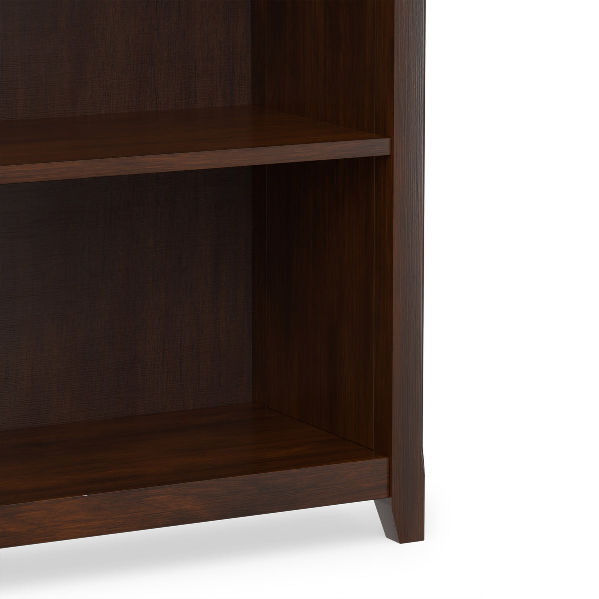 Russet Brown | Amherst 30 inch 5 Shelf Bookcase