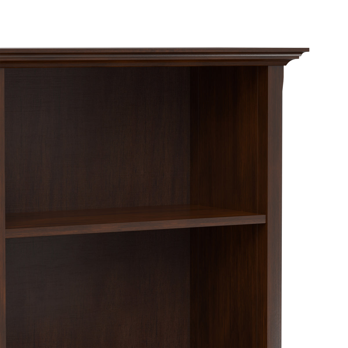 Russet Brown | Amherst 30 inch 5 Shelf Bookcase