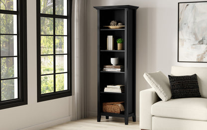 Black | Amherst 24 inch 5 Shelf Bookcase