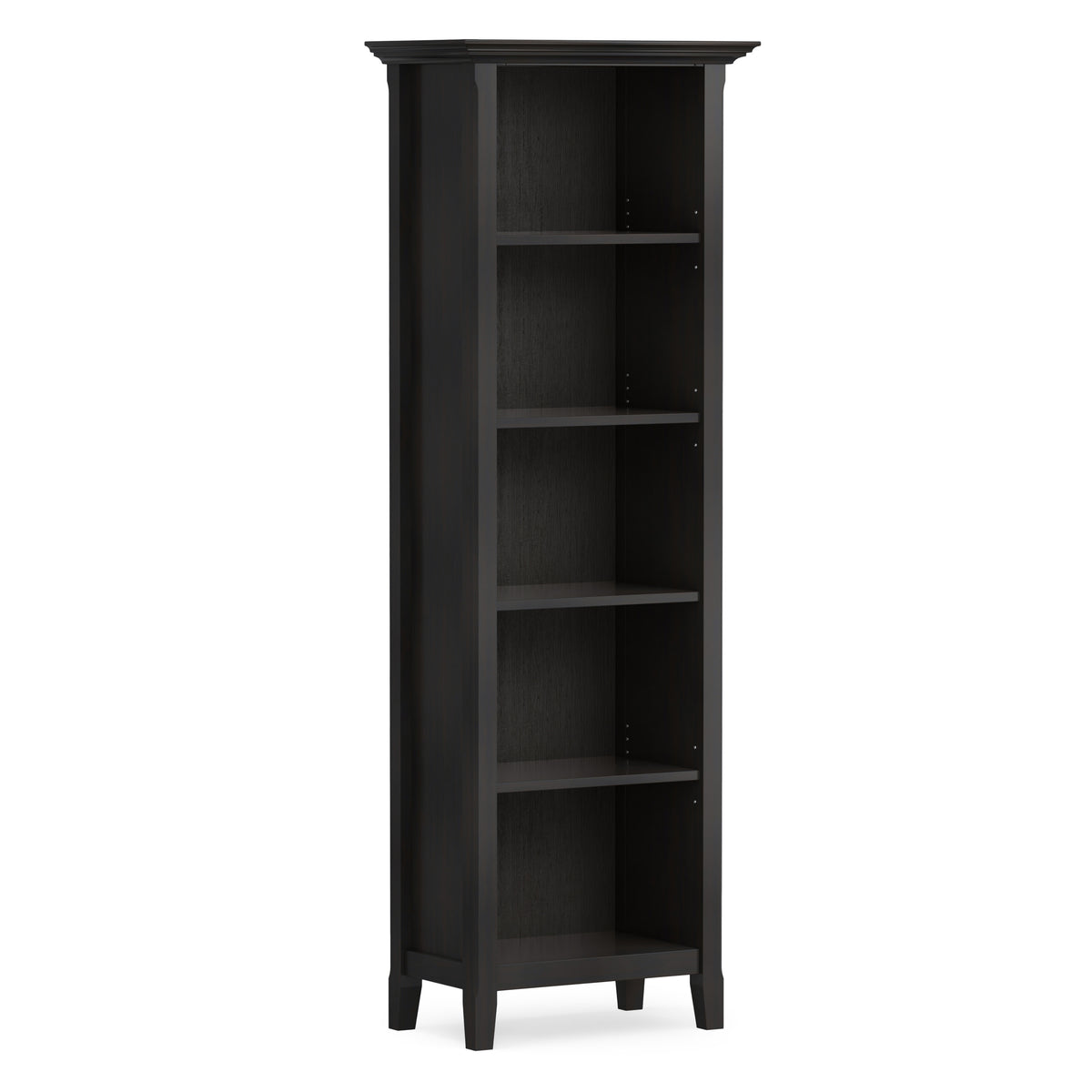 Hickory Brown | Amherst 24 inch 5 Shelf Bookcase