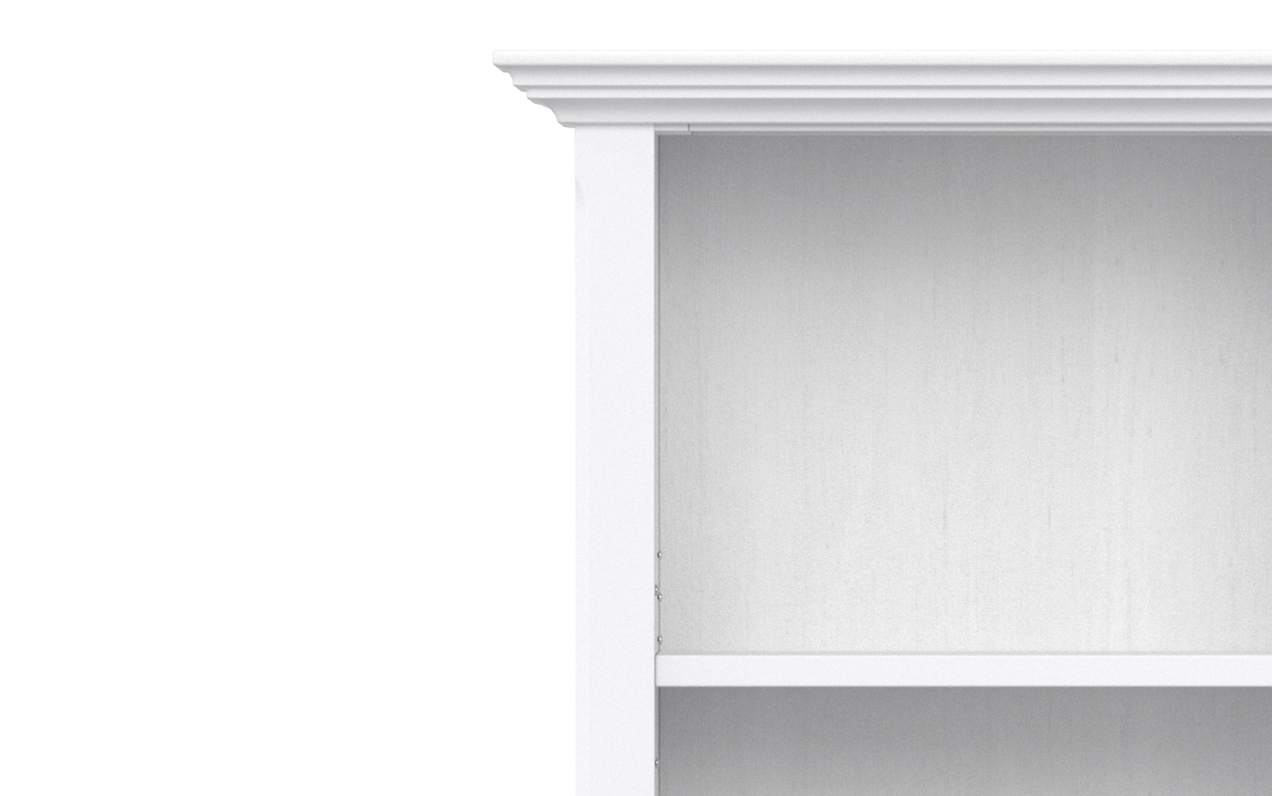 White | Amherst 24 inch 5 Shelf Bookcase