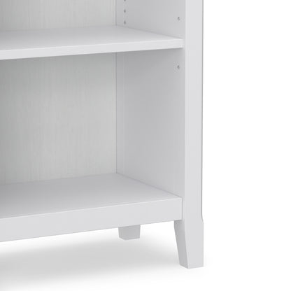 White | Amherst 24 inch 5 Shelf Bookcase