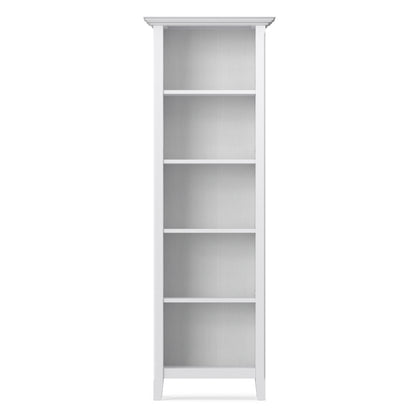 White | Amherst 24 inch 5 Shelf Bookcase