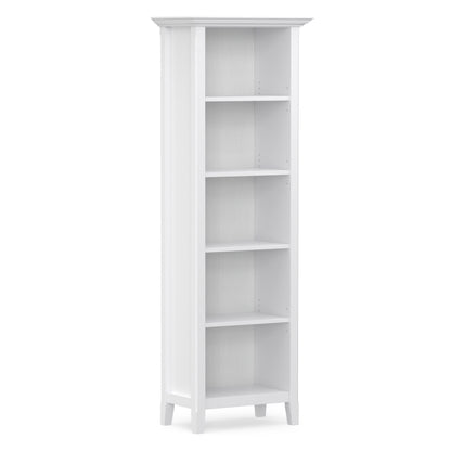 White | Amherst 24 inch 5 Shelf Bookcase